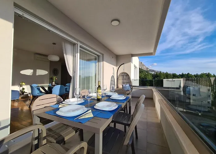 Mariposa 83m2 New With Garage Lägenhet Makarska